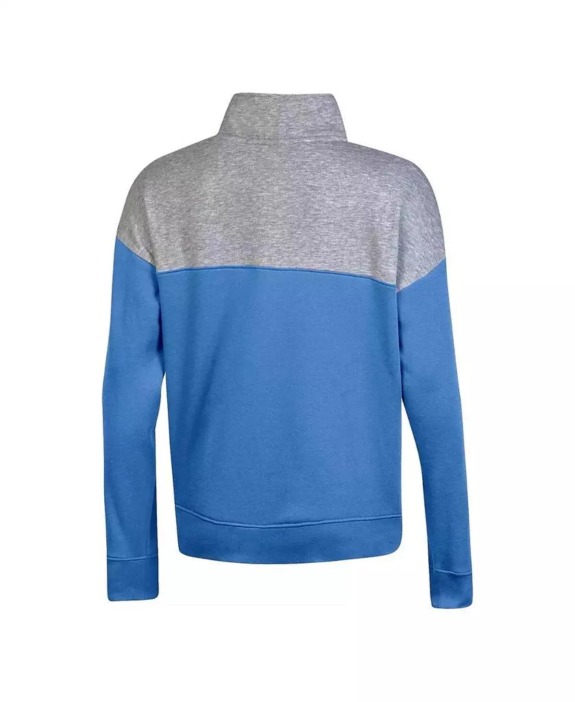 商品CHAMPION|Women's Carolina Blue North Carolina Tar Heels Color-Blocked Quarter-Zip Sweatshirt,价格¥337,第3张图片详细描述