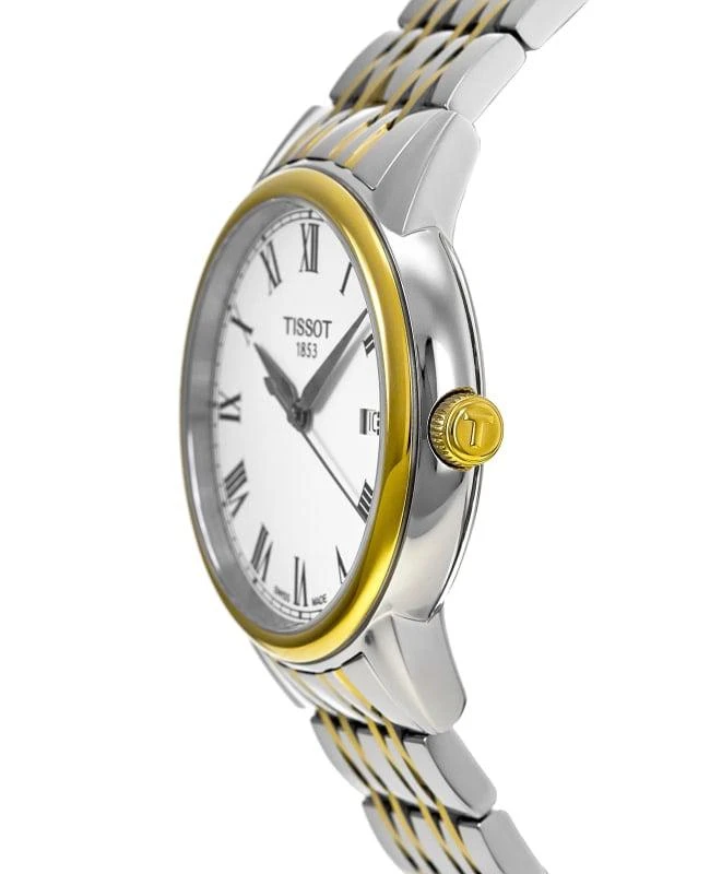 商品Tissot|Tissot T-Classic Carson White Dial Two-tone Women's Watch T085.210.22.013.00,价格¥1138,第3张图片详细描述