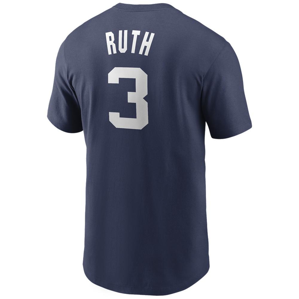 New York Yankees Men's Coop Babe Ruth Name and Number Player T-Shirt商品第1张图片规格展示