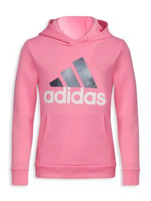 商品Adidas|Little Girl’s & Girl’s Logo Hoodie,价格¥148,第1张图片