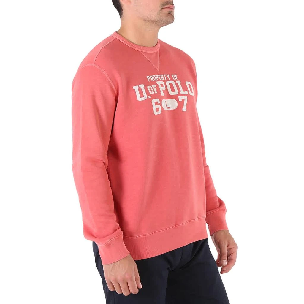 商品Ralph Lauren|Men's Red Polo 67 Print Sweatshirt,价格¥596,第2张图片详细描述