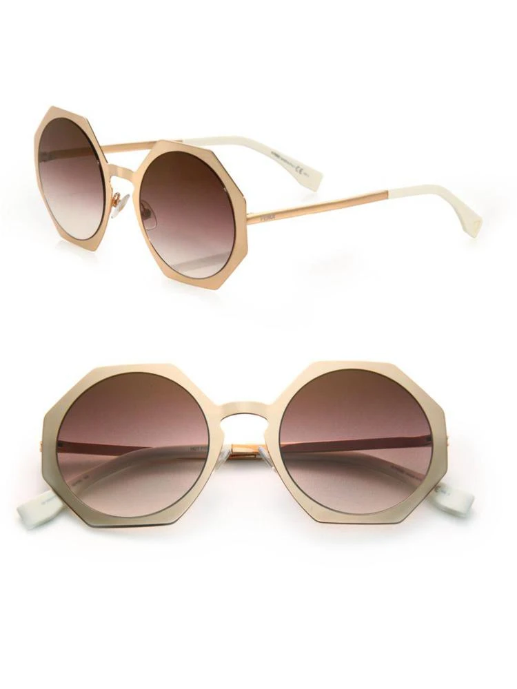 商品Fendi|51MM Metal Octagonal Sunglasses,价格¥3123,第1张图片