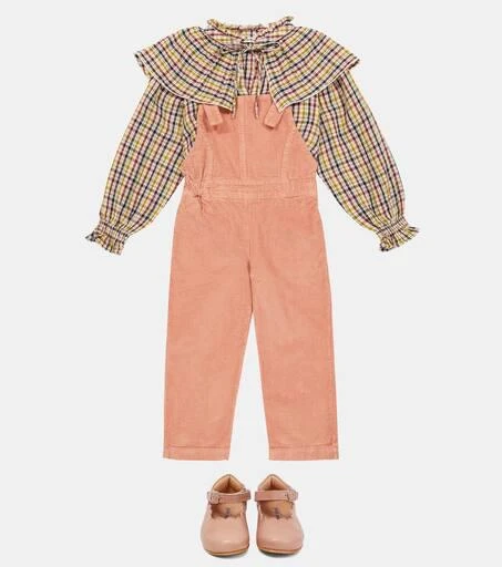 商品The New Society|Berenice checked cotton top,价格¥477,第2张图片详细描述