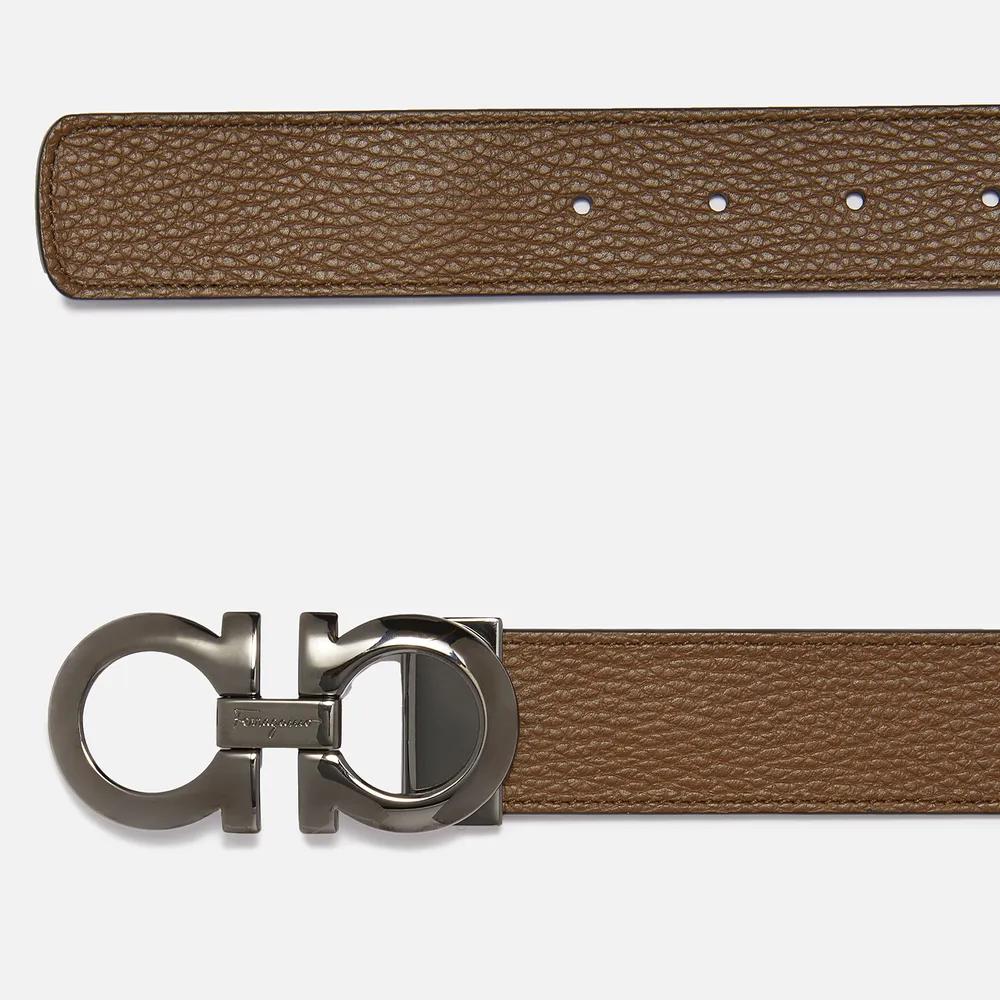 Salvatore Ferragamo Reversible Gancini Leather Belt商品第2张图片规格展示