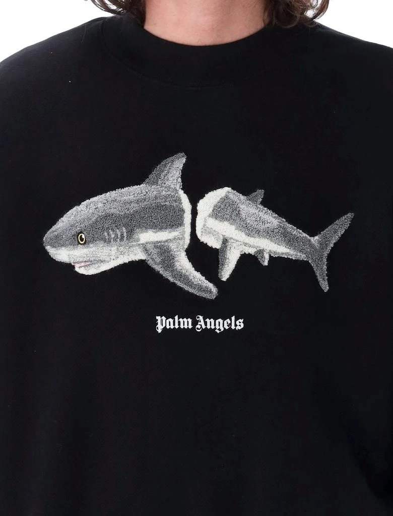 商品Palm Angels|Palm Angels Logo-Printed Crewneck Sweatshirt,价格¥4602,第4张图片详细描述