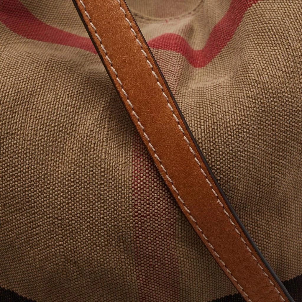 商品[二手商品] Burberry|Burberry Beige/Black Nova Check Canvas and Leather Medium Ashby Shoulder Bag,价格¥3975,第5张图片详细描述