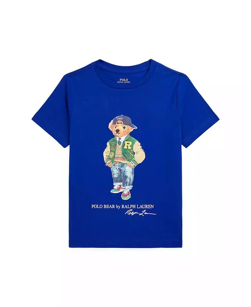 商品Ralph Lauren|Toddler and Little Boys Polo Bear Cotton Jersey Tee,价格¥141,第1张图片