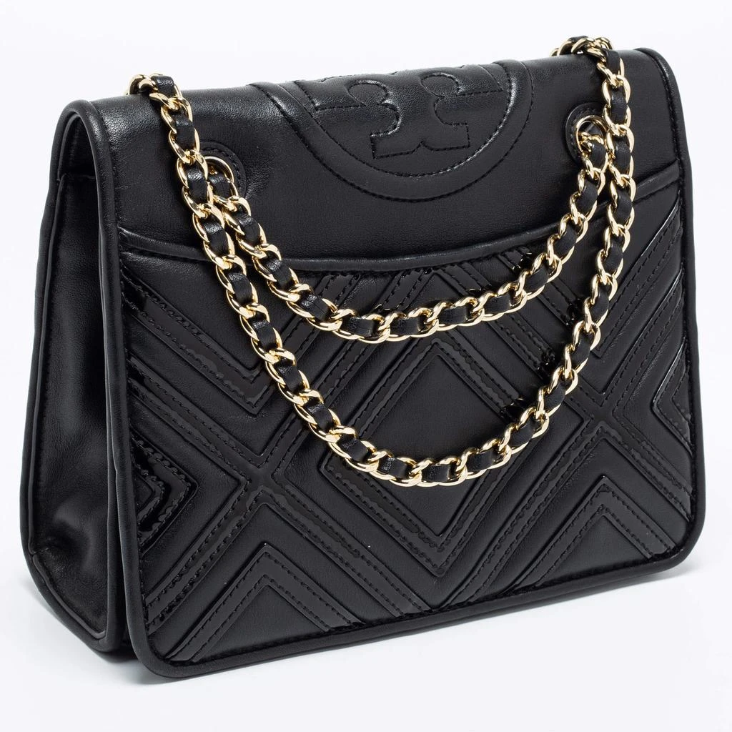 商品[二手商品] Tory Burch|Tory Burch Black Leather Medium Fleming Shoulder Bag,价格¥2497,第3张图片详细描述