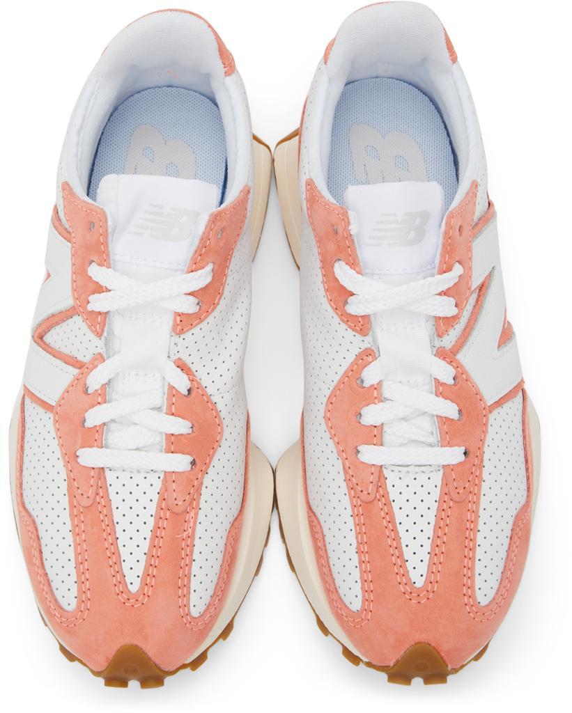 商品New Balance|White & Pink 327 Sneakers,价格¥873,第7张图片详细描述