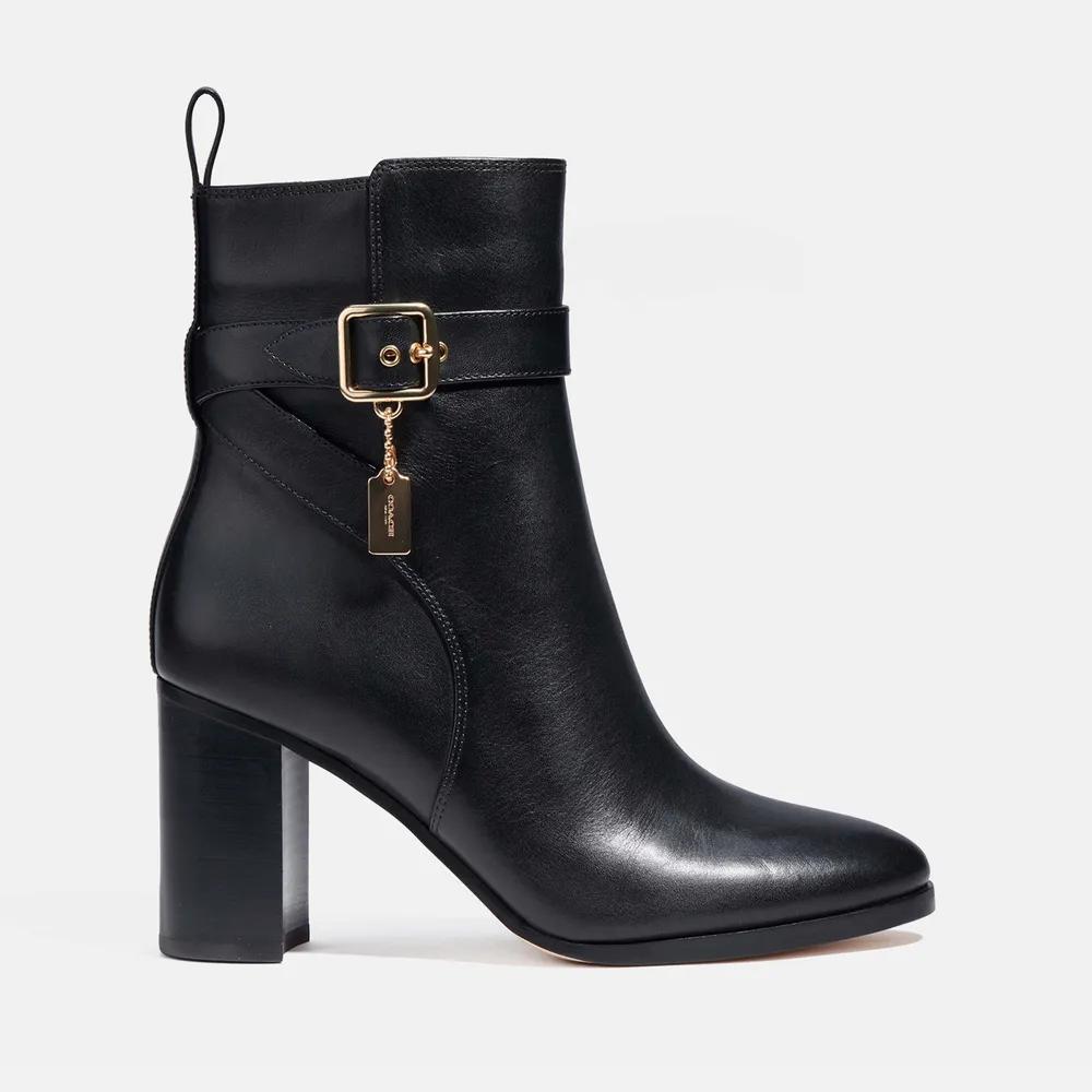 商品Coach|Coach Olivia Leather Heeled Boots,价格¥2590,第1张图片