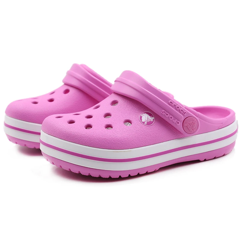 商品[国内直发] Crocs|crocband clog k卡骆班小克骆格儿童休闲凉鞋洞洞鞋,价格¥75,第1张图片