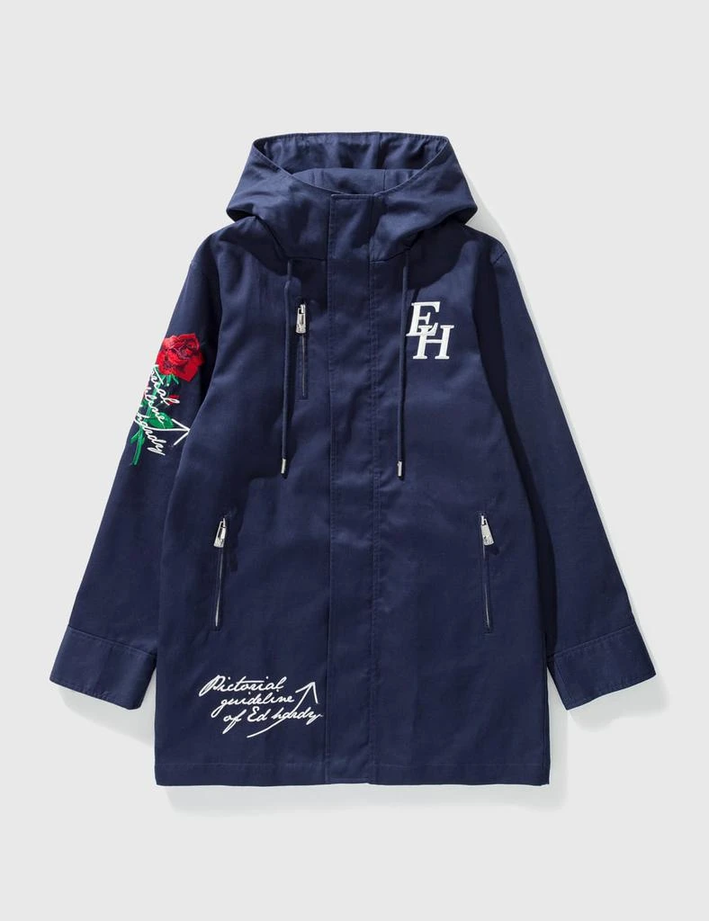 商品[二手商品] Ed Hardy|EDHARDY EMBRODIERY WITH CRYSTAL ZIPUP LONG COAT,价格¥2007,第1张图片