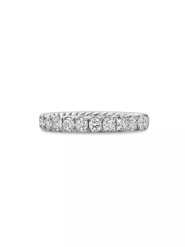 商品David Yurman|DY Eden Band Ring in Platinum,价格¥36745,第1张图片