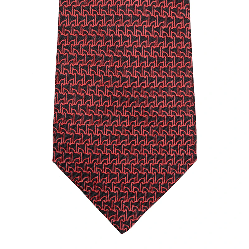 商品Hermes|HERMÈS 男士红色领带 TIESRED12,价格¥1701,第1张图片