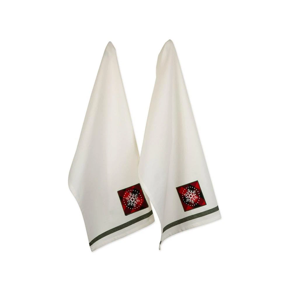 商品Design Imports|Snowflake Embellished Dishtowel Set,价格¥276,第1张图片