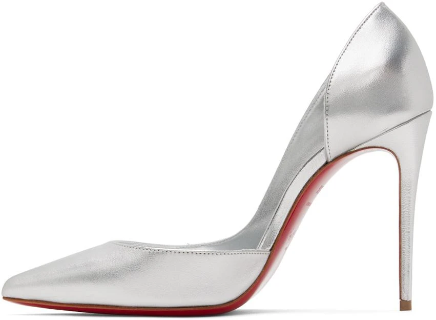 商品Christian Louboutin|Silver Iriza 100 Heels,价格¥6567,第3张图片详细描述