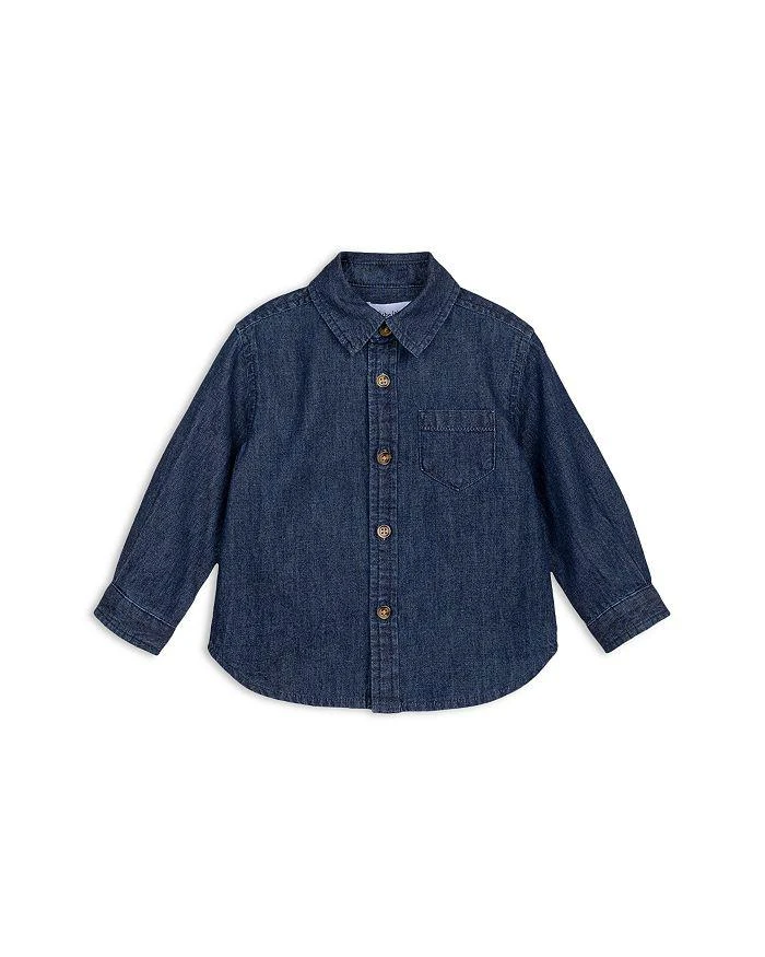 商品Miles The Label|Boys' Long Sleeved Chambray Denim Shirt - Little Kid,价格¥374,第1张图片