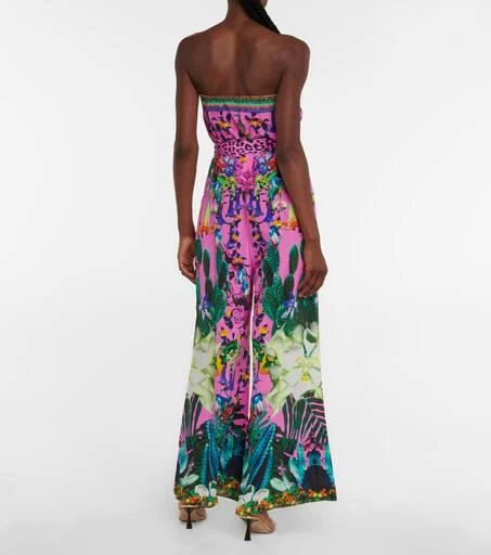 商品Camilla|Floral bandeau silk jumpsuit,价格¥4293,第3张图片详细描述