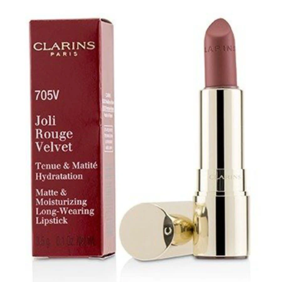 商品Clarins|Clarins Ladies Joli Rouge Velvet 705M Soft Berry Makeup 3380810191394,价格¥214,第1张图片