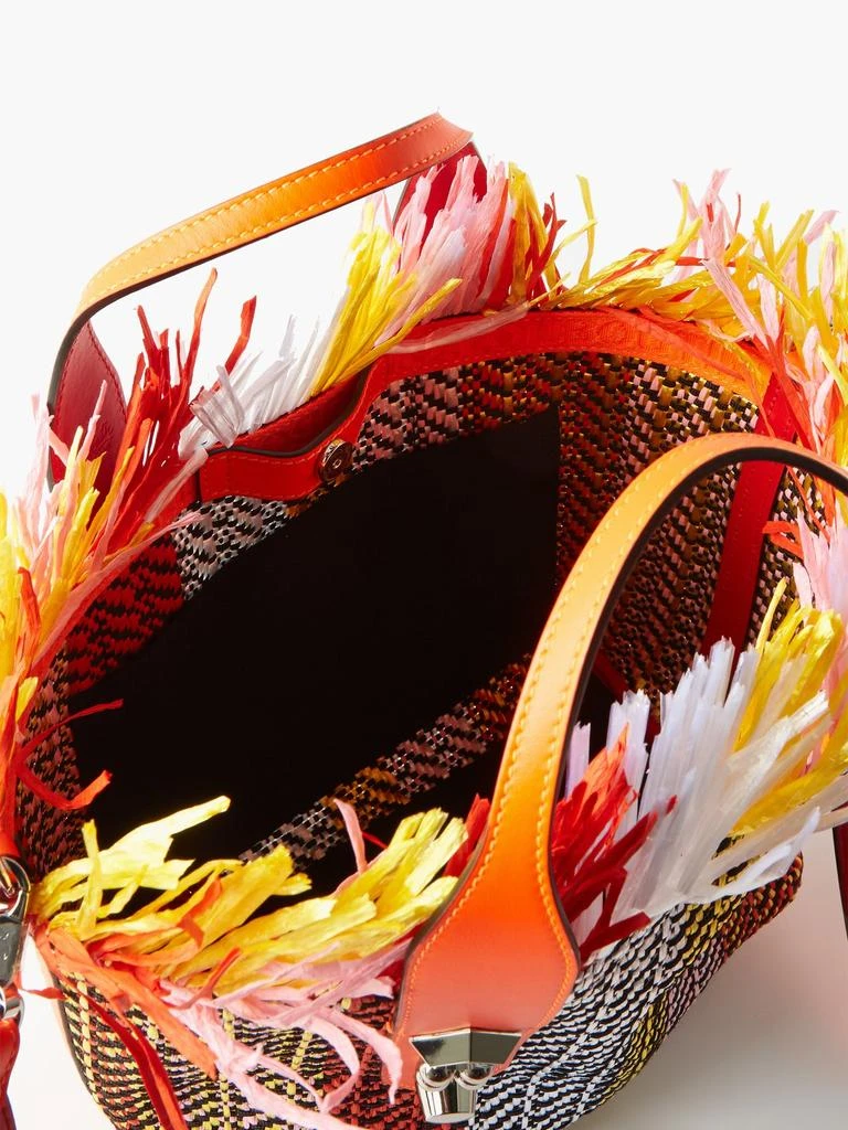 商品Christian Louboutin|Frangibus fringed woven basket bag,价格¥13252,第5张图片详细描述