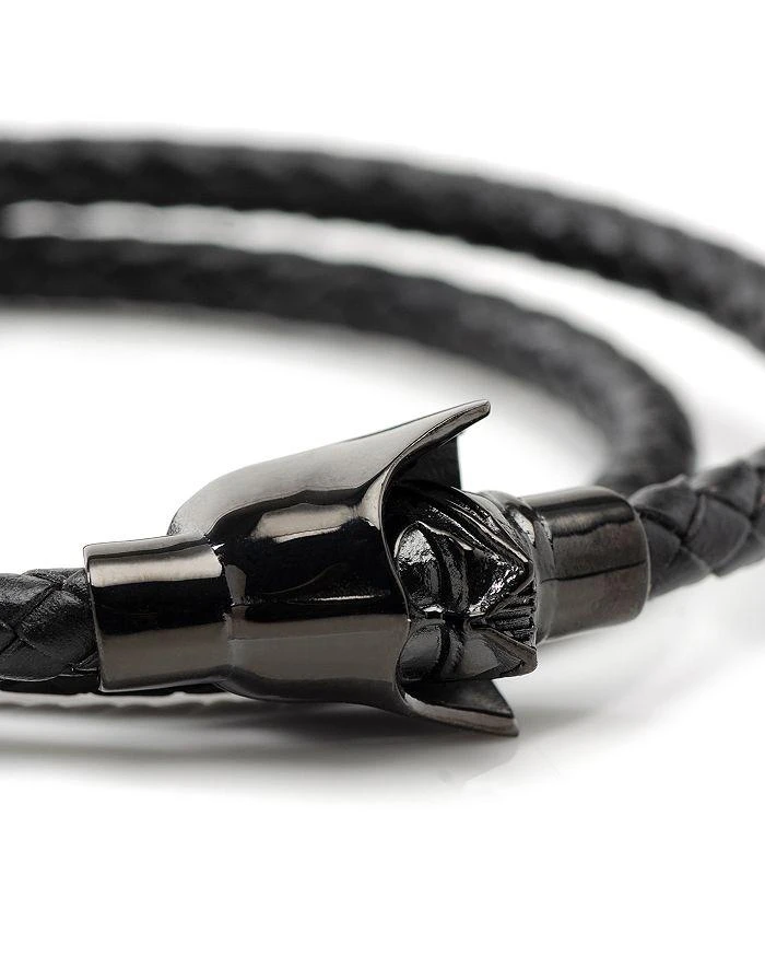 商品Cufflinks Inc.|Darth Vader Helmet Double Wrap Leather Bracelet,价格¥746,第3张图片详细描述