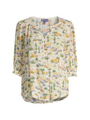 商品Democracy|Dessert-Print Top,价格¥119,第4张图片详细描述