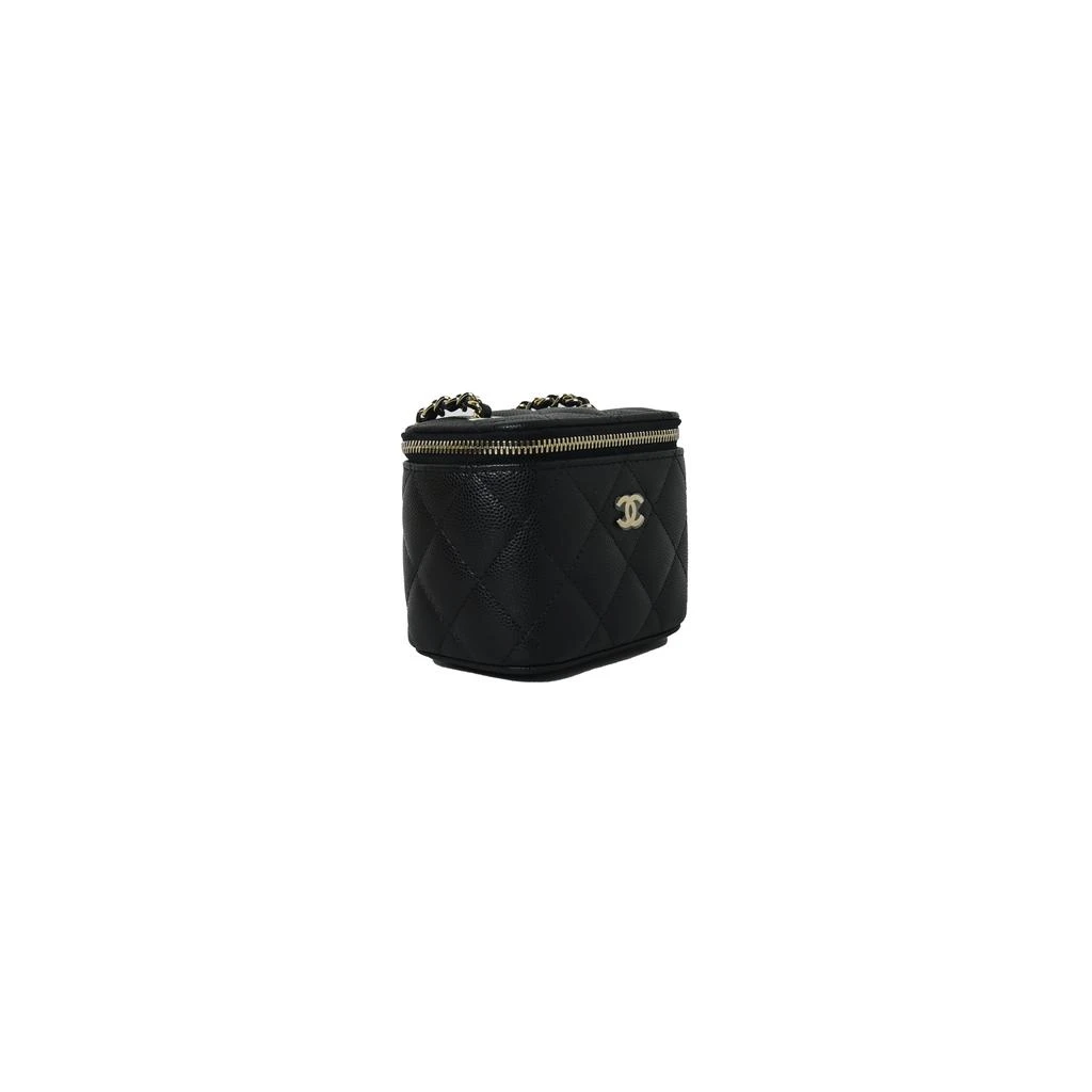 商品Chanel|Chanel Small Vanity Caviar Bag Black,价格¥23910,第2张图片详细描述
