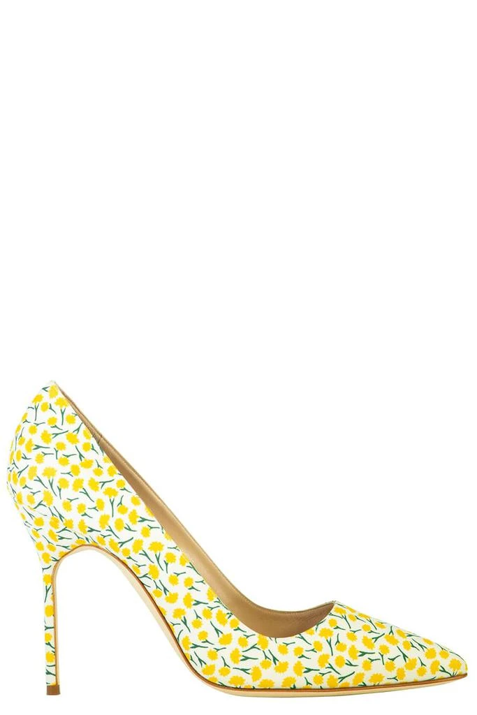 商品Manolo Blahnik|BB Pick Tora Floral Pump,价格¥7817,第1张图片