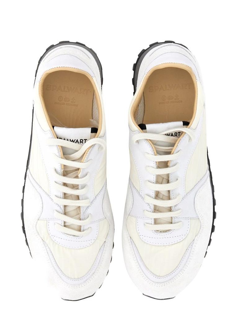 Spalwart Women's  White Leather Sneakers商品第4张图片规格展示