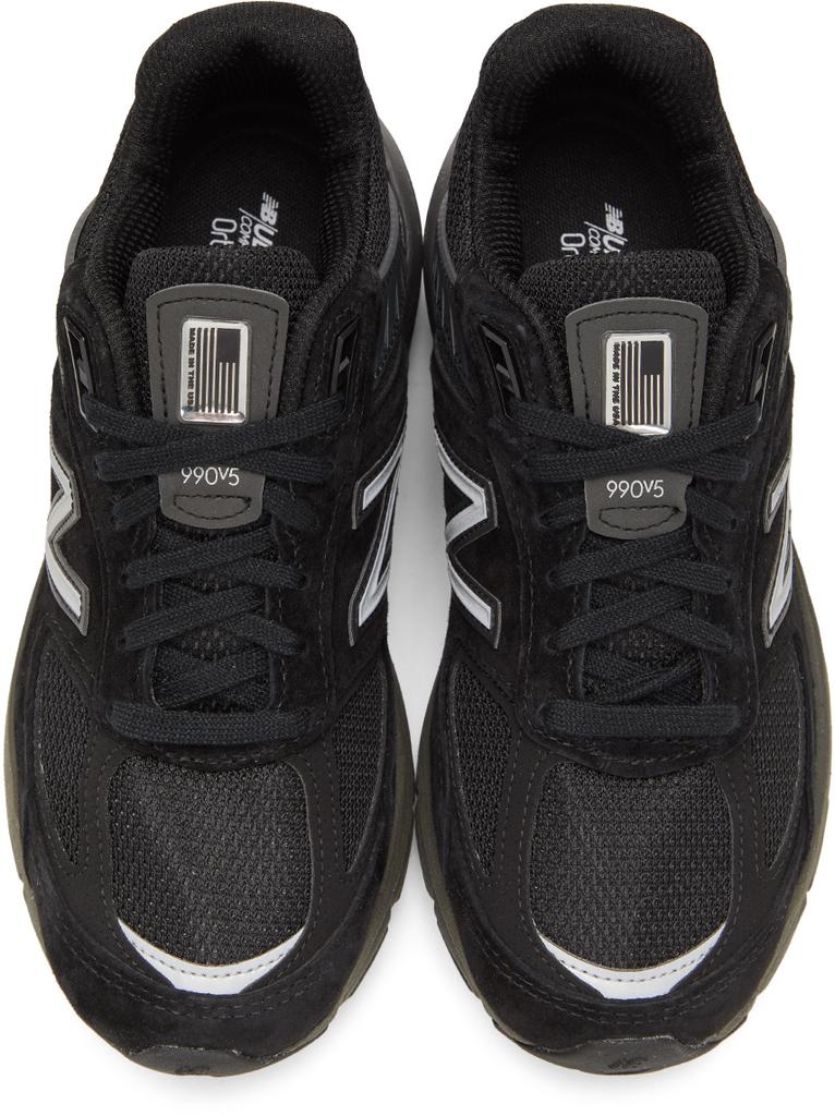 Black Made In US 990v5 Sneakers商品第5张图片规格展示