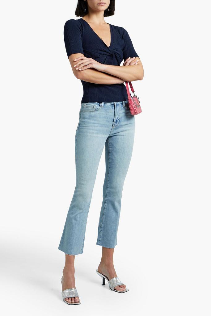 Le Crop mid-rise kick-flare jeans商品第2张图片规格展示