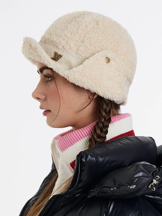 Corduroy Fleece Earmuff Cap Cona 6 Colors 商品