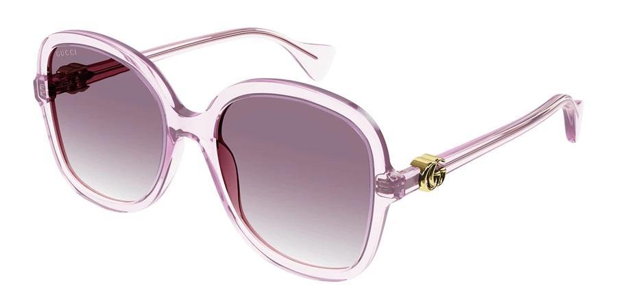商品Gucci|Gucci Violet Gradient Butterfly Ladies Sunglasses GG1178S 005,价格¥1381,第1张图片