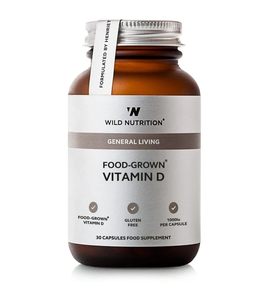 商品Wild Nutrition|General Living Food-Grown Vitamin D (30 Capsules),价格¥135,第1张图片