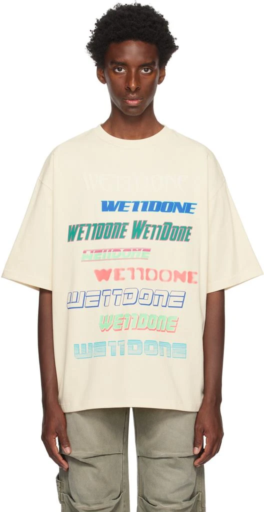 商品We11done|Off-White Graphic T-Shirt,价格¥1123,第1张图片