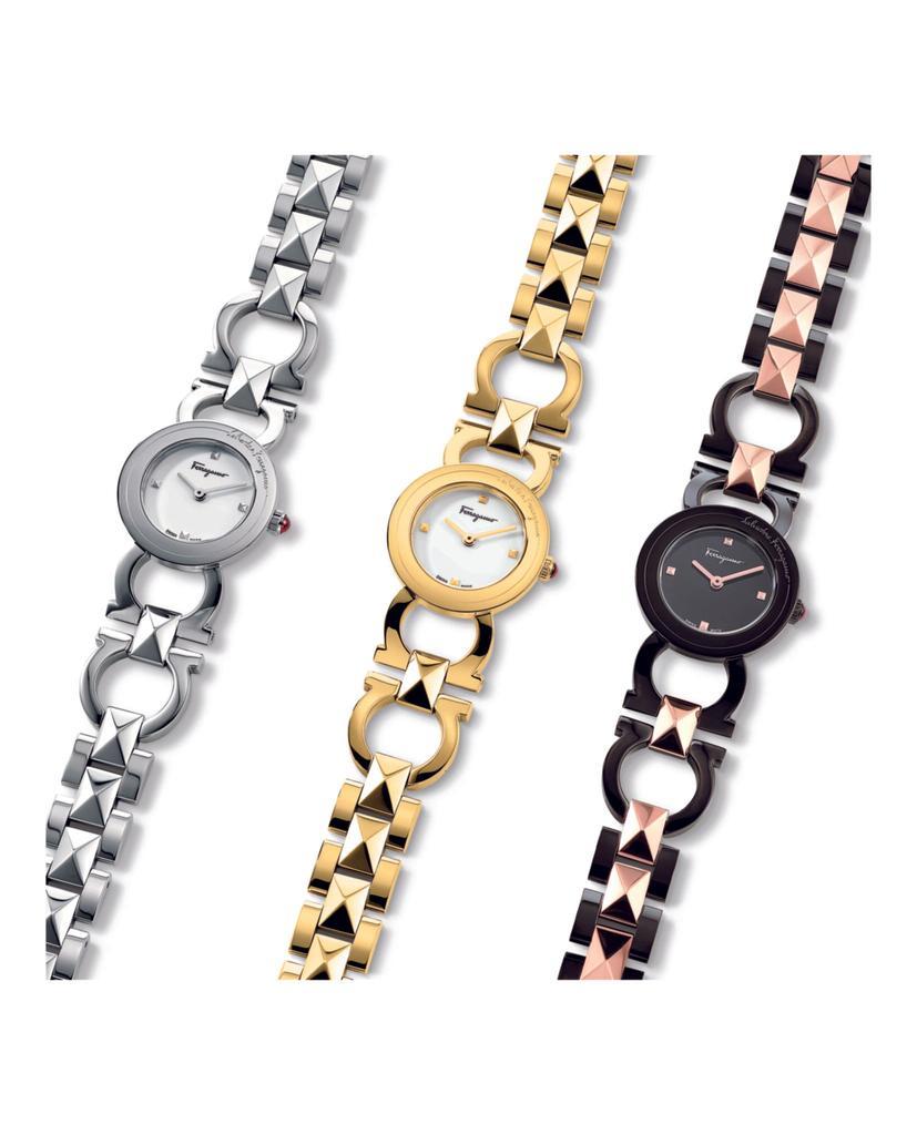 商品Salvatore Ferragamo|Double Gancini Stud Bracelet Watch,价格¥8736,第7张图片详细描述