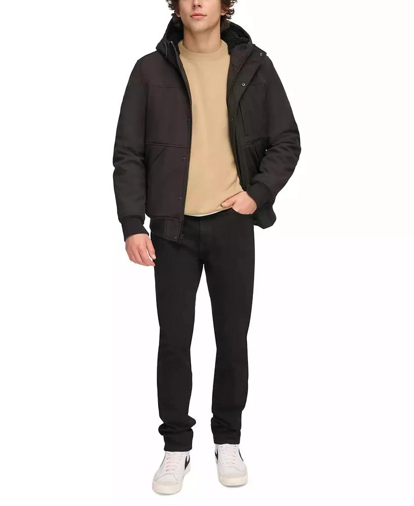 商品Levi's|Men's Soft Shell Sherpa Lined Hooded Jacket,价格¥610,第5张图片详细描述