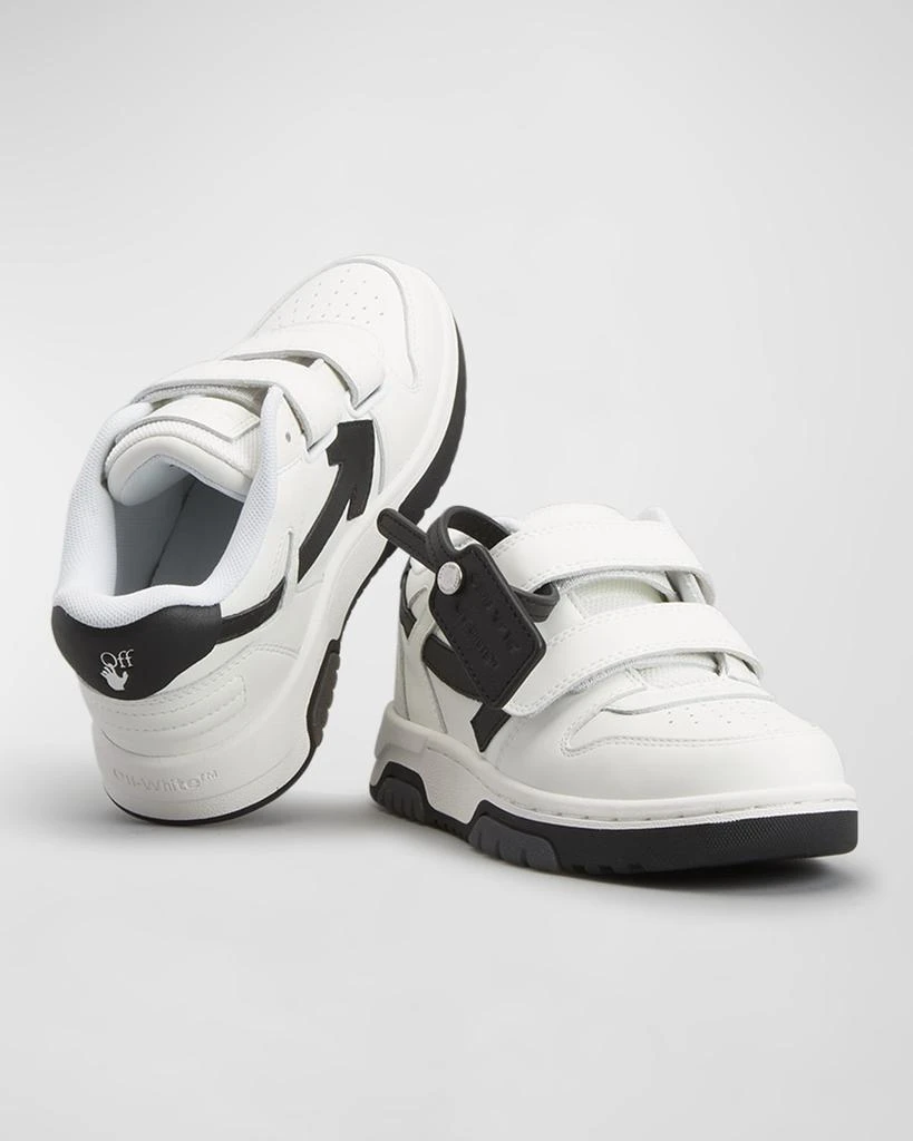 商品Off-White|Kid's Out Of Office Leather Sneakers, Size Toddler/Kids,价格¥3627,第2张图片详细描述