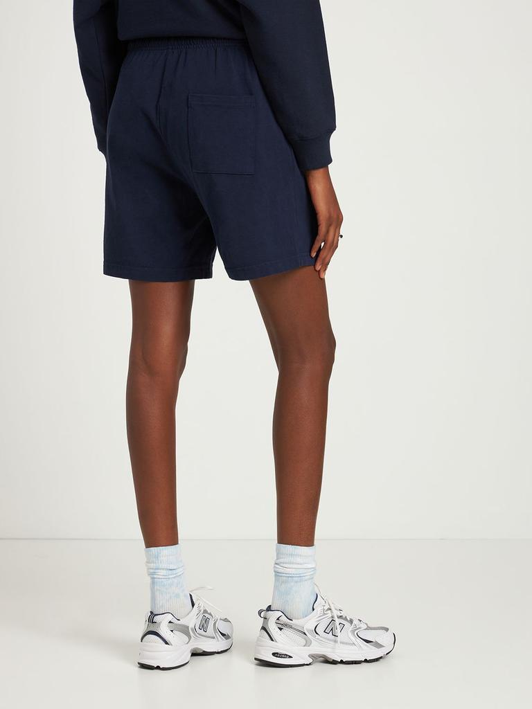 商品Sporty & Rich|Serif Cotton Gym Shorts,价格¥552,第4张图片详细描述