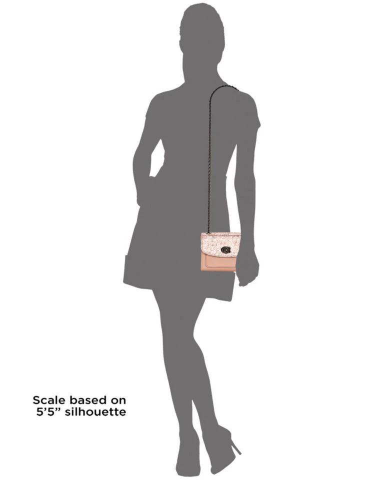 商品Coach|亮片翻盖链条包,价格¥1154,第3张图片详细描述