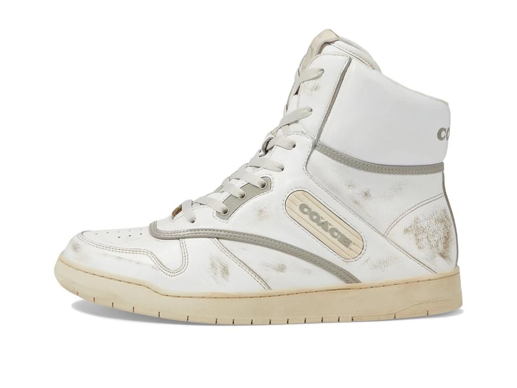 商品Coach|Distressed Leather High-Top Sneaker,价��格¥1171,第4张图片详细描述