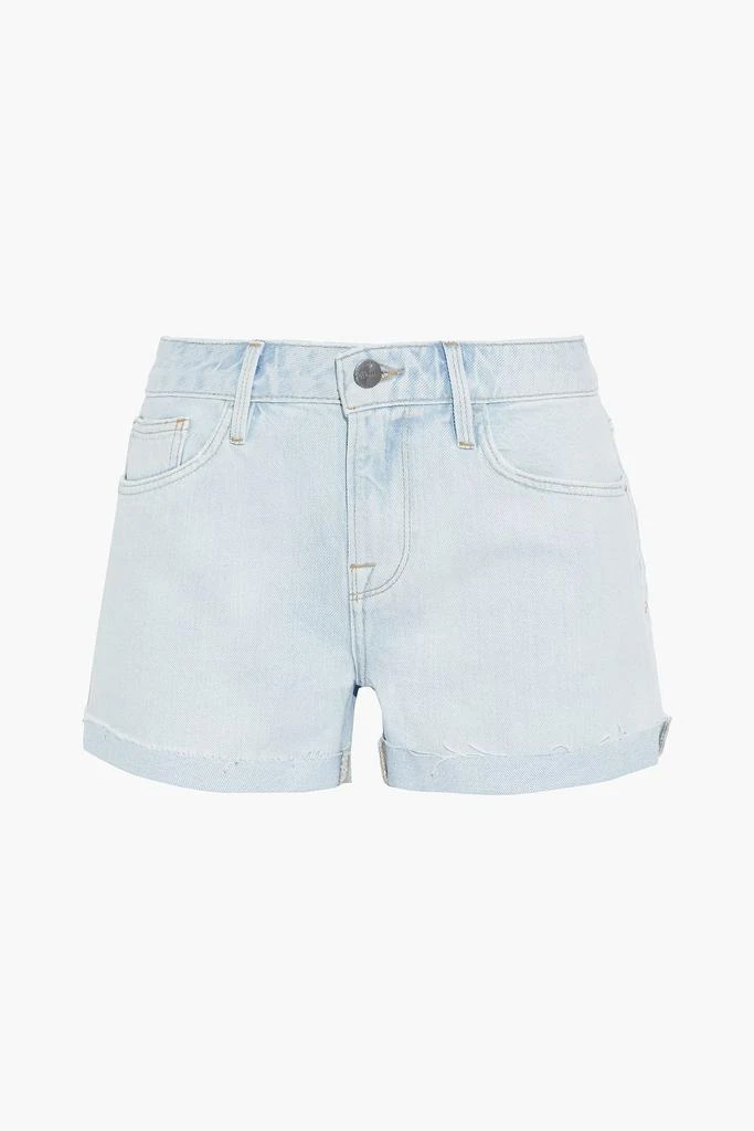 商品FRAME|Le Grand Garcon distressed denim shorts,价格¥290,第3张图片详细描述