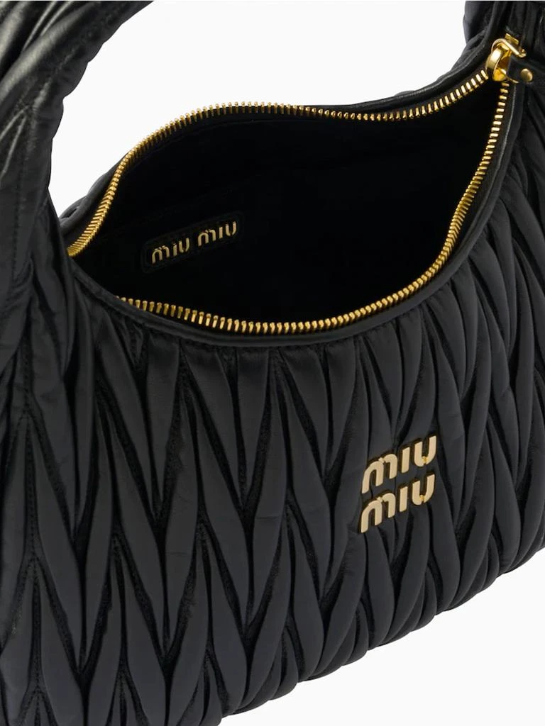 商品Miu Miu|Wander Matelassé Nappa Leather Bag,价格¥22781,第5张图片详细描述