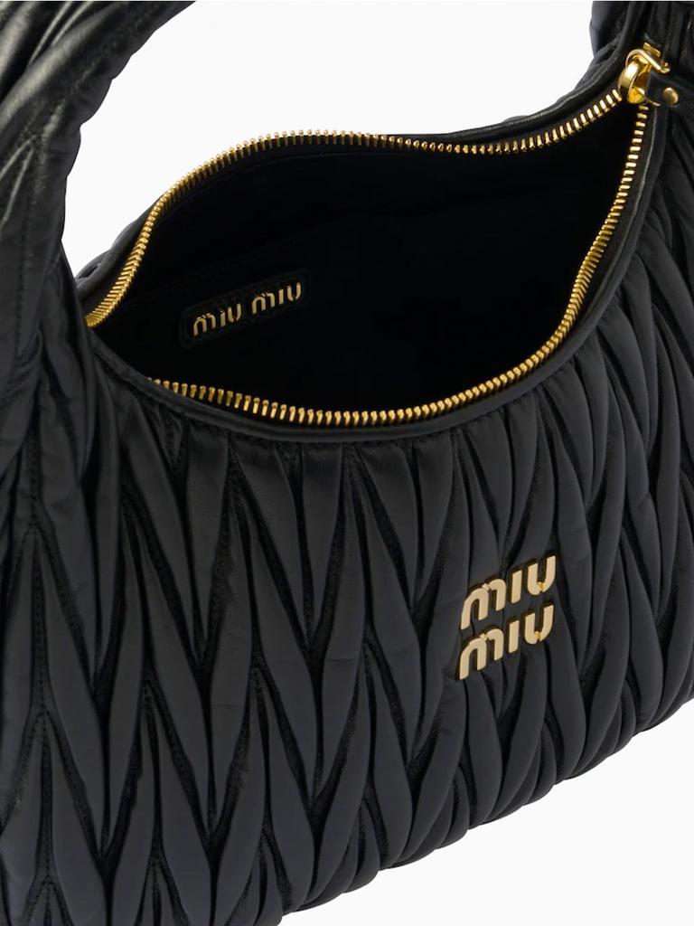 商品Miu Miu|Wander Matelassé Nappa Leather Bag,价格¥21878,第7张图片详细描述