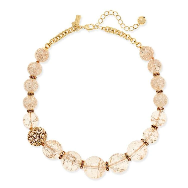 商品Kate Spade|Gold-Tone Stone Bauble Collar Necklace,价格¥491,第1张图片