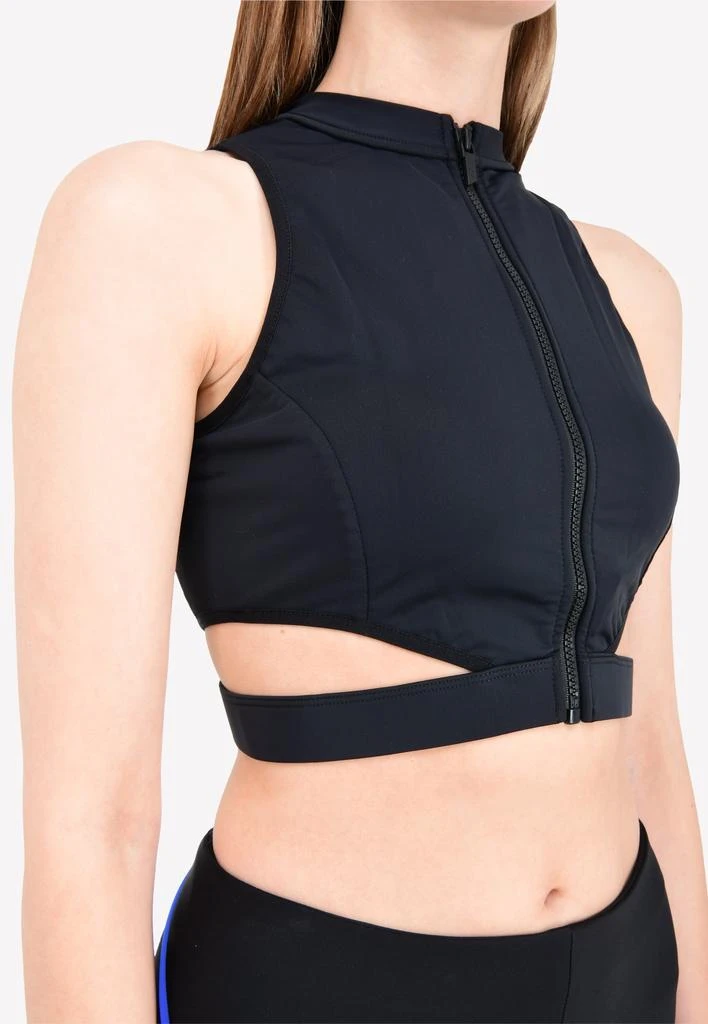 商品CUSHNIE|Cut-Out Mesh Combo Bra Top,价格¥785,第4张图片详细描述