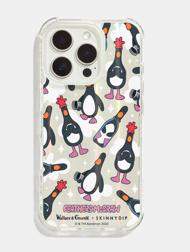 商品Skinnydip London|Wallace & Gromit x Skinnydip Feathers Shock iPhone Case,价格¥268,第1张图片