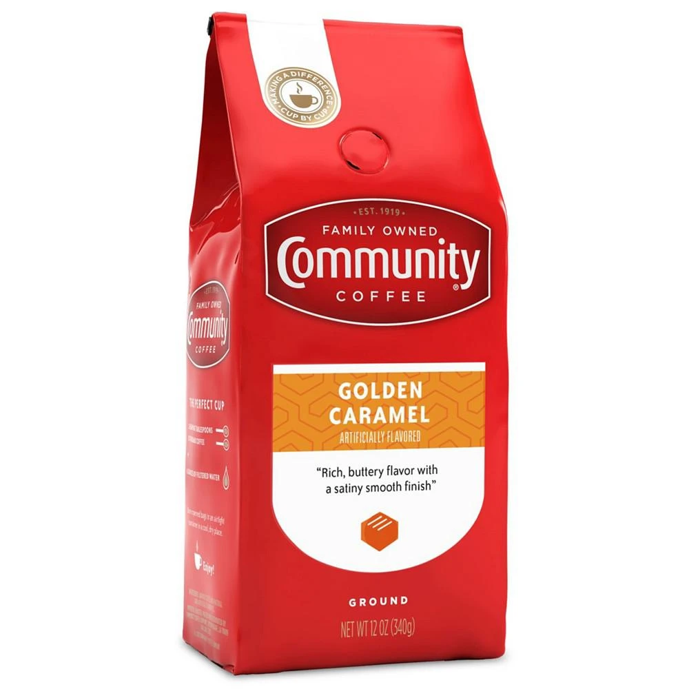 Golden Caramel Medium Roast Premium Ground Coffee, 12 Oz - 6 Pack 商品