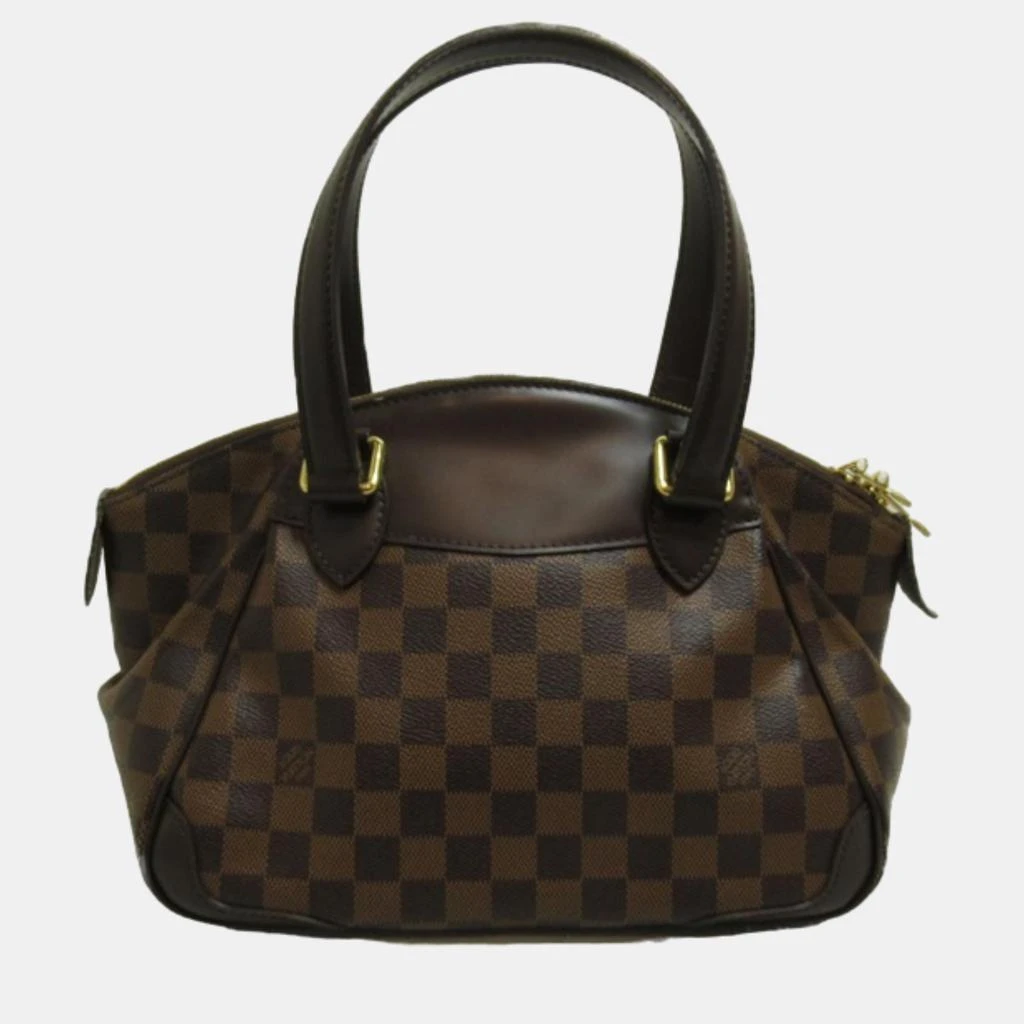 商品[二手商品] Louis Vuitton|Louis Vuitton Brown Canvas Damier Ebene Verona PM  Shoulder Bag,价格¥11086,第3张图片详细描述