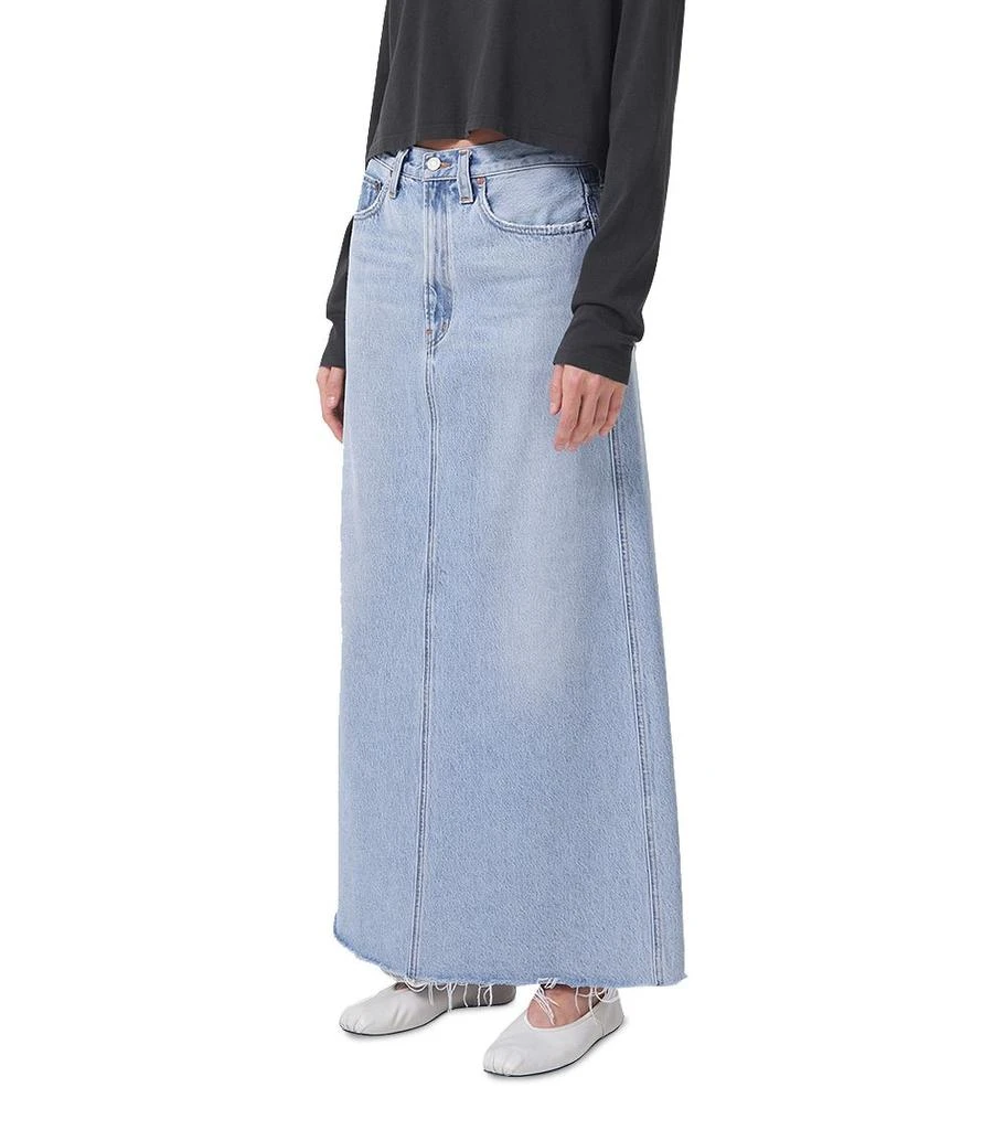 商品AGOLDE|Hilla Denim Maxi Skirt,价格¥642,第1张图片